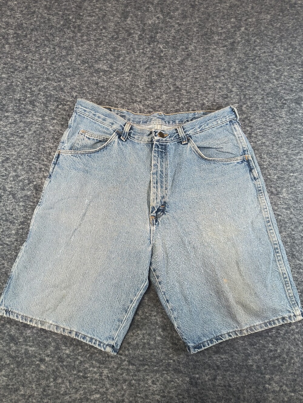 Wrangler jeans shorts, men's 34, style 60601DH stains/holes